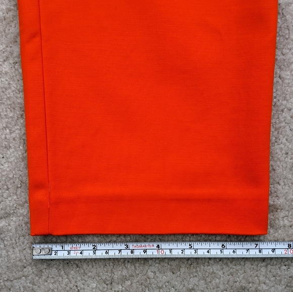 NWT LOFT slim pants orange 4 - Picture 8 of 8
